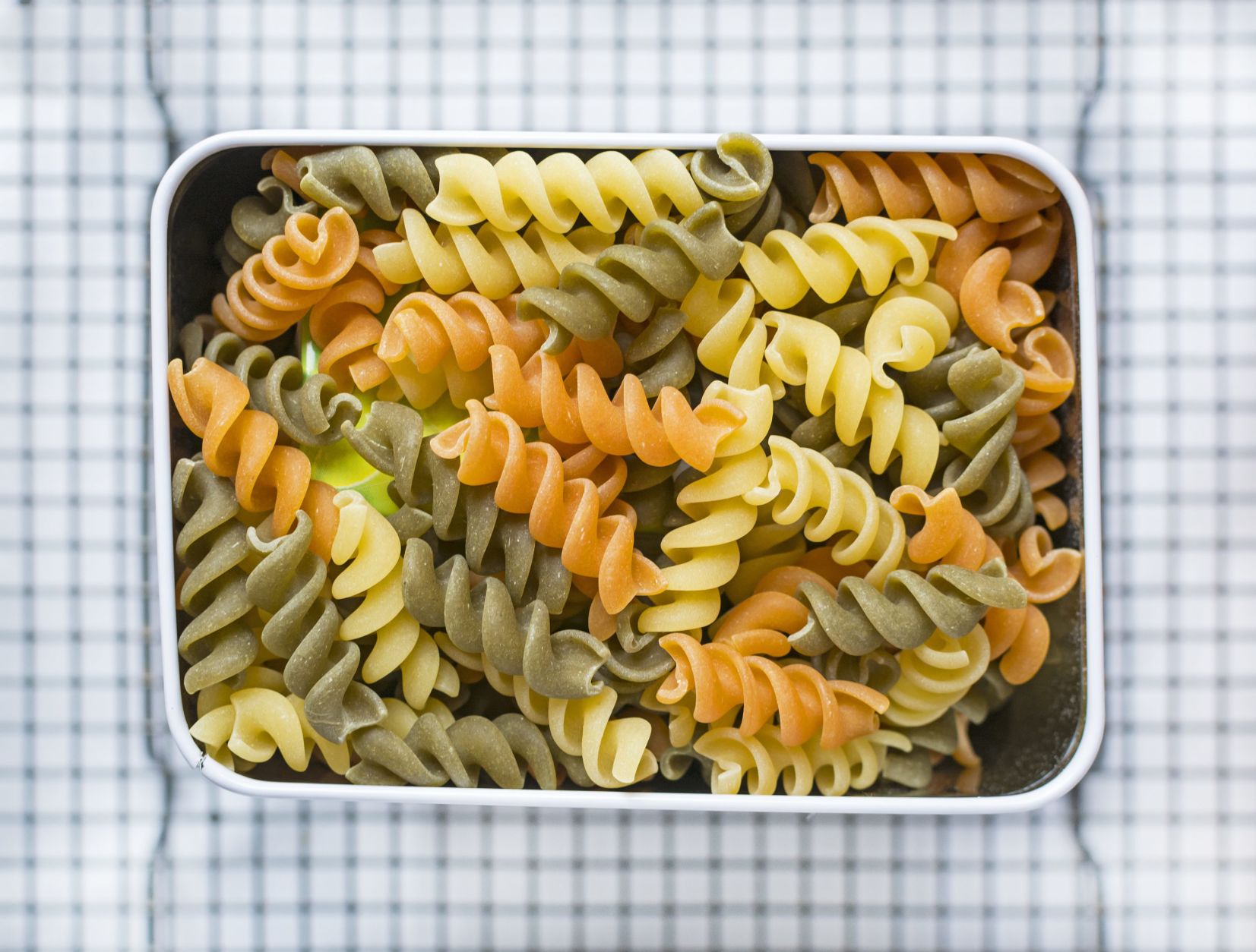 Tricolor pasta School Lunch 5